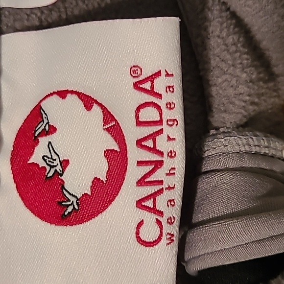 Canada WeatherGear Wmns Plus 1X Gray Fleece Hooded Jacket Warm Fall Winter - Picture 3 of 16